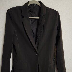 Theory Women's Suit Black Blazer Jacket Size Small